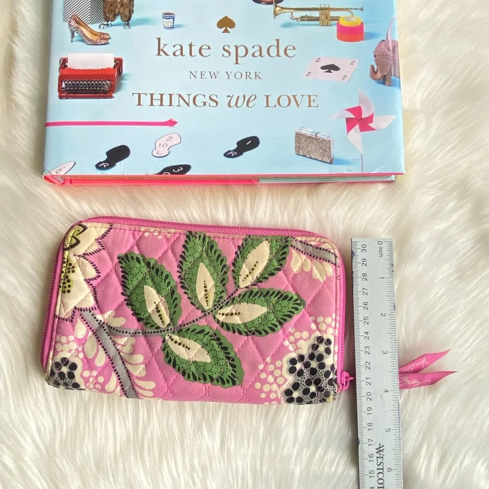 Vera Bradley Pink Zipper Wallet - Picture 4 of 11